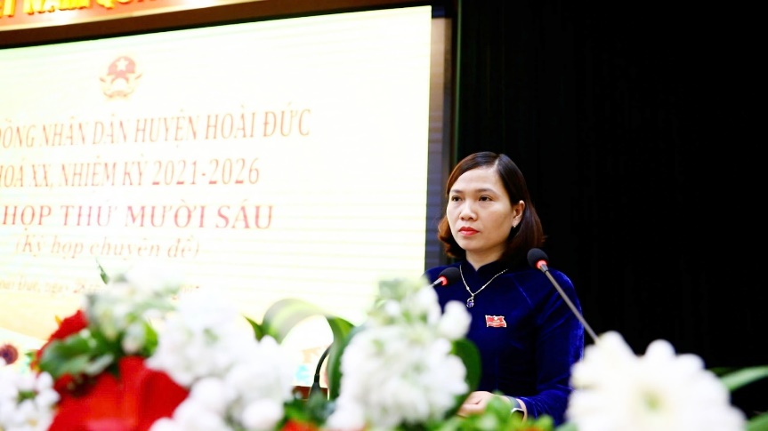 HĐND huyện thông qua Đề án sắp xếp bộ máy hành chính các cơ quan chức năng thuộc UBND huyện- Ảnh 5.