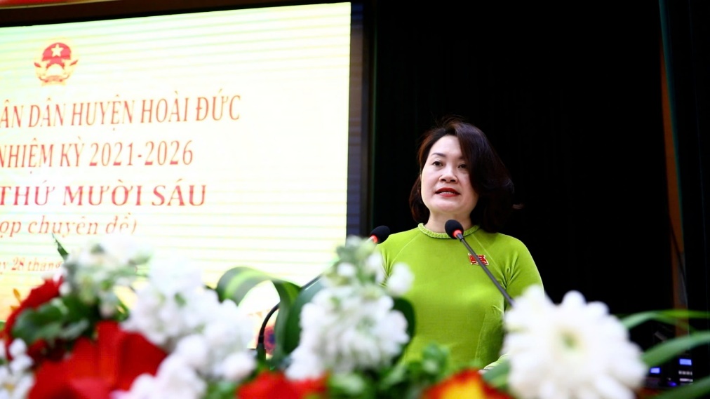 HĐND huyện thông qua Đề án sắp xếp bộ máy hành chính các cơ quan chức năng thuộc UBND huyện- Ảnh 7.