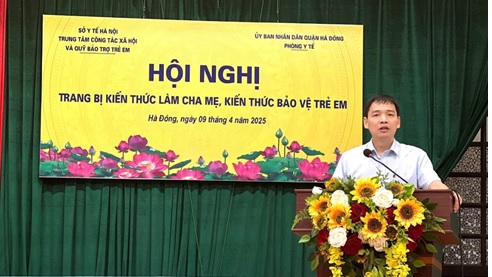 Hội nghị trang bị kiến thức làm cha mẹ, kiến thức bảo vệ trẻ em tại quận Hà Đông
- Ảnh 1.