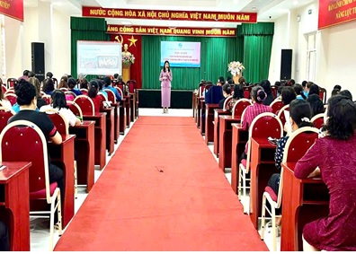 Tuyên truyền phổ biến pháp luật về phòng, chống tệ nạn xã hội đến cán bộ Hội liên hiệp phụ nữ quận Bắc Từ Liêm- Ảnh 2.