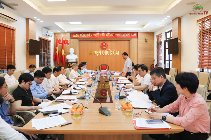 Sở Dân tộc và Tôn giáo Hà Nội làm việc với huyện Quốc Oai về công tác dân tộc, tín ngưỡng, tôn giáo năm 2025- Ảnh 1.