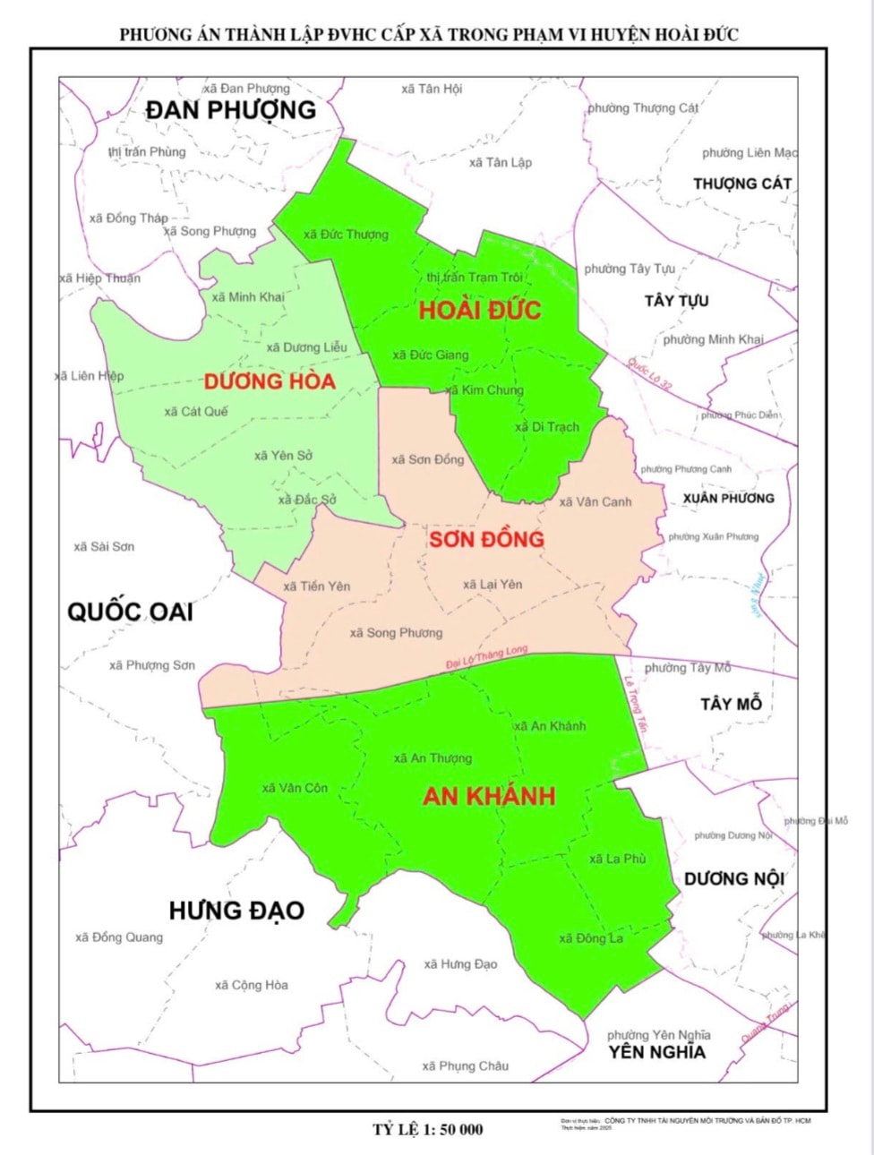 Huyện Hoài Đức dự kiến còn 4 xã sau sắp xếp đơn vị hành chính- Ảnh 3.
