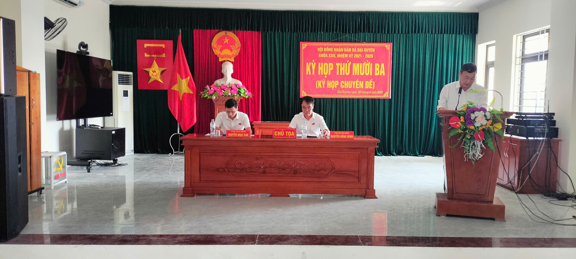 Hội đồng nhân dân xã Đại Xuyên tổ chức Kỳ họp thứ 13 (kỳ họp chuyên đề)- Ảnh 2.