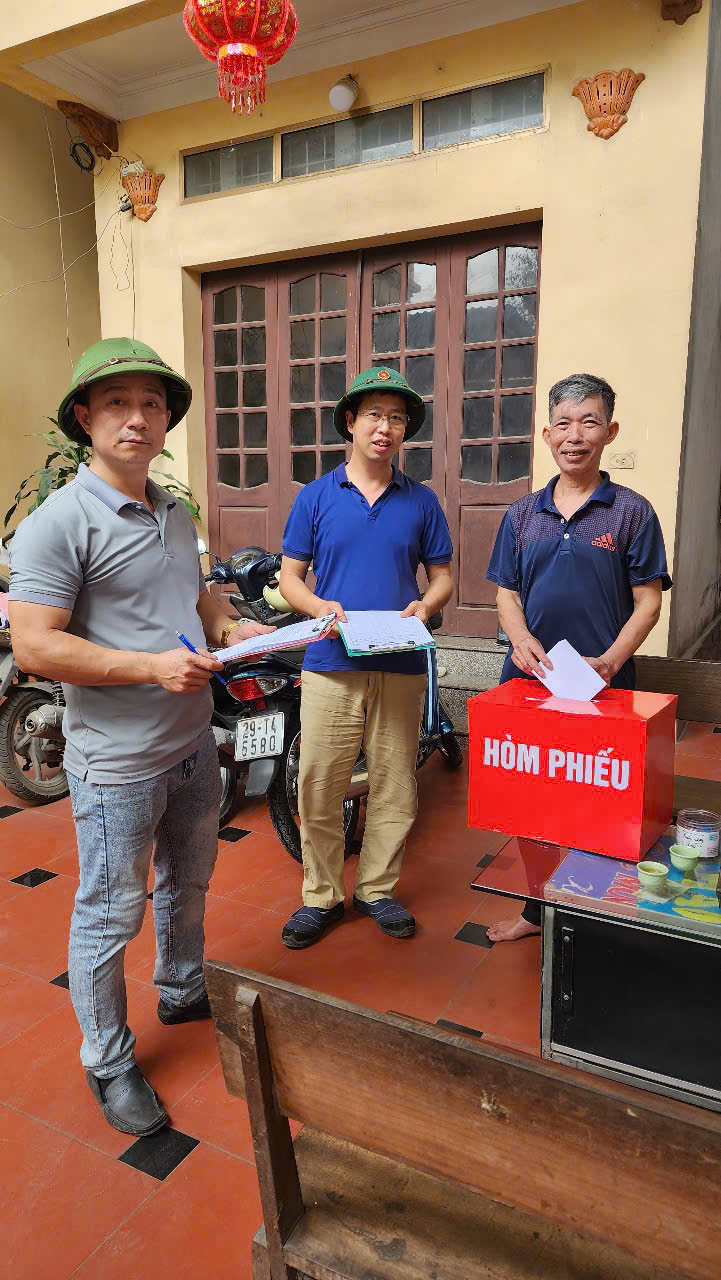 Kết quả tổ chức lấy ý kiến Nhân dân về sắp xếp đơn vị hành chính cấp xã trên địa bàn quận Hoàng Mai của phường Lĩnh Nam.- Ảnh 3.