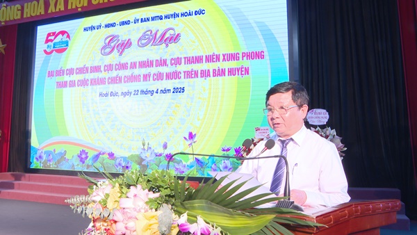 Gặp mặt đại biểu cựu Chiến binh, cựu Công an nhân dân, cựu Thanh niên xung phong tham gia kháng chiến chống Mỹ cứu nước trên địa bàn huyện- Ảnh 10.