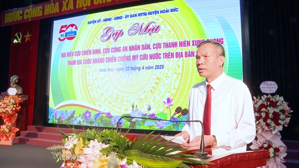 Gặp mặt đại biểu cựu Chiến binh, cựu Công an nhân dân, cựu Thanh niên xung phong tham gia kháng chiến chống Mỹ cứu nước trên địa bàn huyện- Ảnh 7.