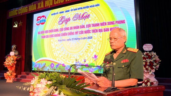 Gặp mặt đại biểu cựu Chiến binh, cựu Công an nhân dân, cựu Thanh niên xung phong tham gia kháng chiến chống Mỹ cứu nước trên địa bàn huyện- Ảnh 8.