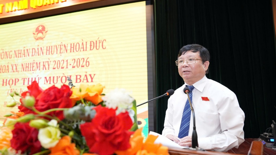 Hoài Đức: 95,65% số cử tri đại diện hộ gia đình đồng ý với phương án sắp xếp đơn vị hành chính cấp xã thuộc huyện- Ảnh 1.