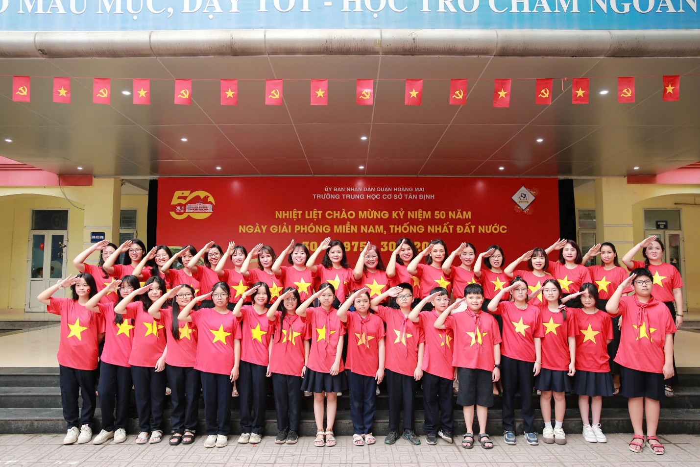 Trường THCS Tân Định tưng bừng kỷ niệm 50 năm ngày- Ảnh 4.