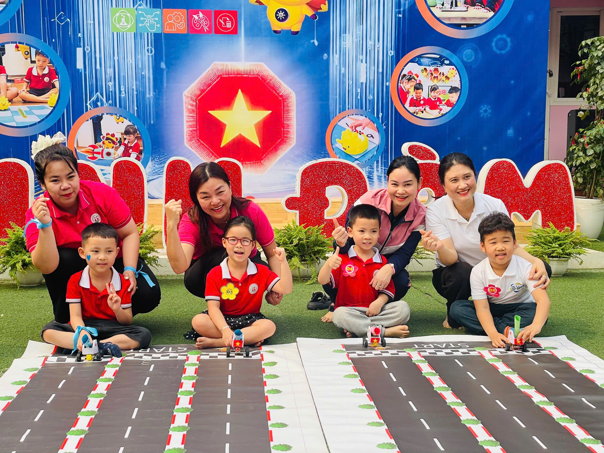 Ngày hội Steam - Sun Bot – cùng con khôn lớn tại trường mầm non Linh Đàm- Ảnh 3.