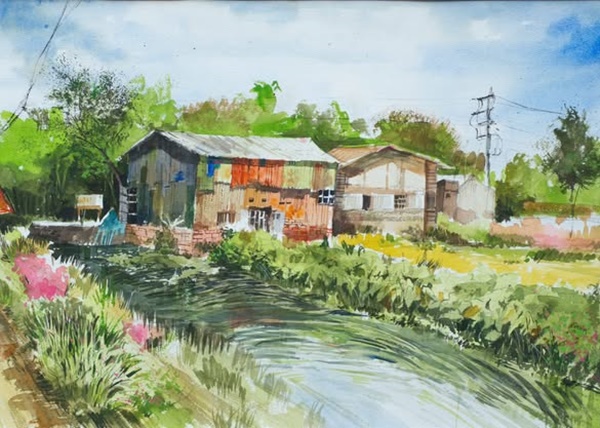 Nguyễn Đăng Hải Nam - “Chữa lành” nhờ hội họa- Ảnh 2.