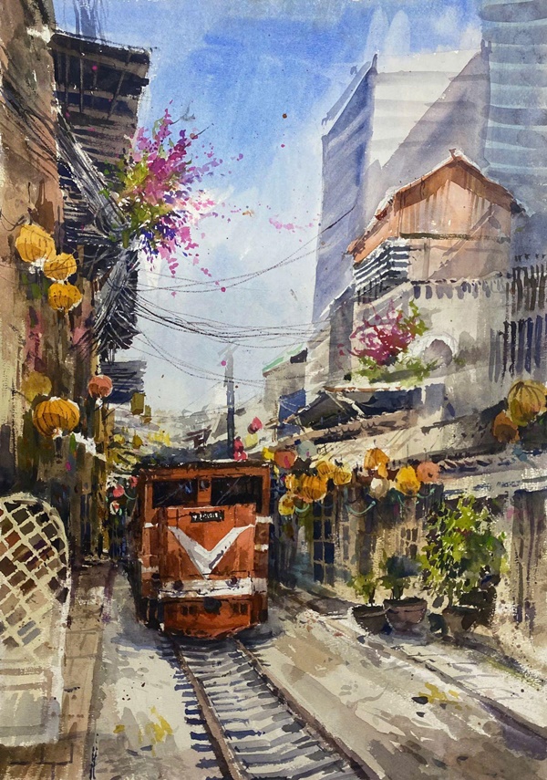 Nguyễn Đăng Hải Nam - “Chữa lành” nhờ hội họa- Ảnh 3.