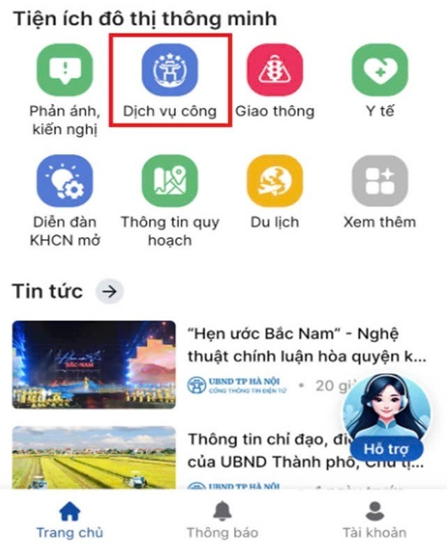 Ra mắt tính năng lấy số thứ tự dịch vụ công online qua Ứng dụng iHanoi- Ảnh 1.