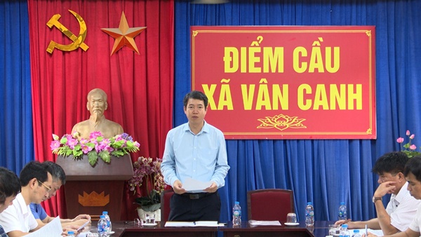 Đồng chí Chủ tịch huyện kiểm tra công tác xử lý vi phạm đất đai tại các xã: Vân Canh, Đức Giang- Ảnh 5.