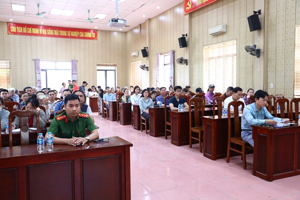 Nâng cao kiến thức, kỹ năng phòng cháy chữa cháy cho chủ hộ thuê trọ, nhà ở kết hợp sản xuất kinh doanh tại xã An Thượng- Ảnh 1.
