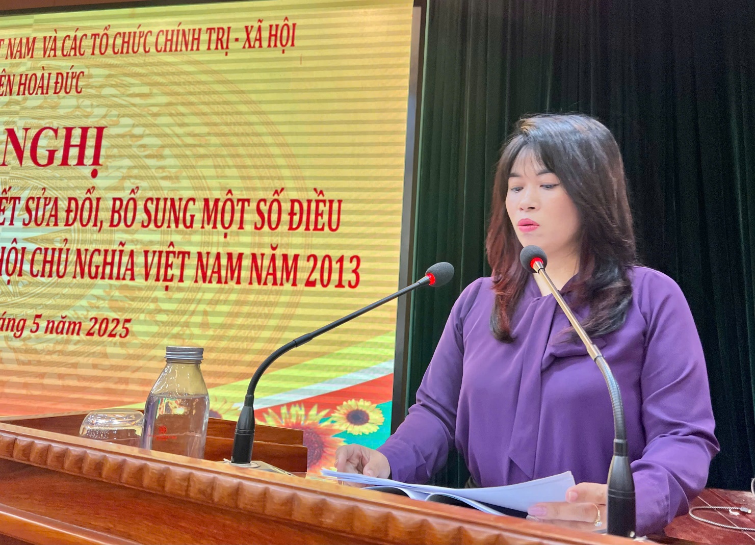 Ủy ban MTTQ Việt Nam huyện lấy ý kiến góp ý dự thảo sửa đổi, bổ sung Hiến pháp năm 2013- Ảnh 3.