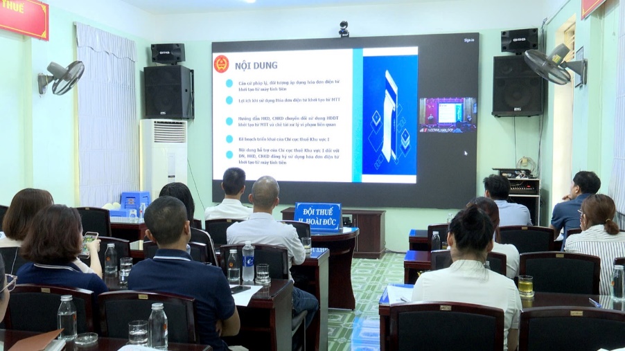 Chi cục thuế Khu vực I đồng hành hành cùng doanh nghiệp, hộ kinh doanh, cá nhân kinh doanh triển khai giải pháp hóa đơn điện tử khởi tạo từ máy tính tiền- Ảnh 3.