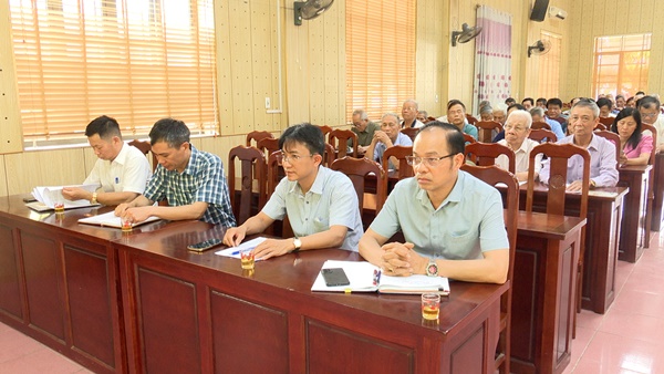 Đảng ủy xã An Thượng tổ chức hội nghị tổng kết 10 năm thực hiện Chỉ thị số 05-CT/TW của Bộ Chính trị về đẩy mạnh học tập và làm theo tư tưởng, đạo đức, phong cách Hồ Chí Minh- Ảnh 2.