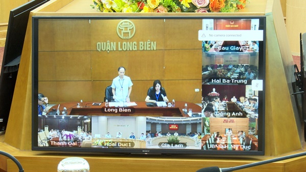 Hội nghị giao ban giữa Thường trực HĐND thành phố với Thường trực HĐND các quận, huyện, thị xã- Ảnh 2.