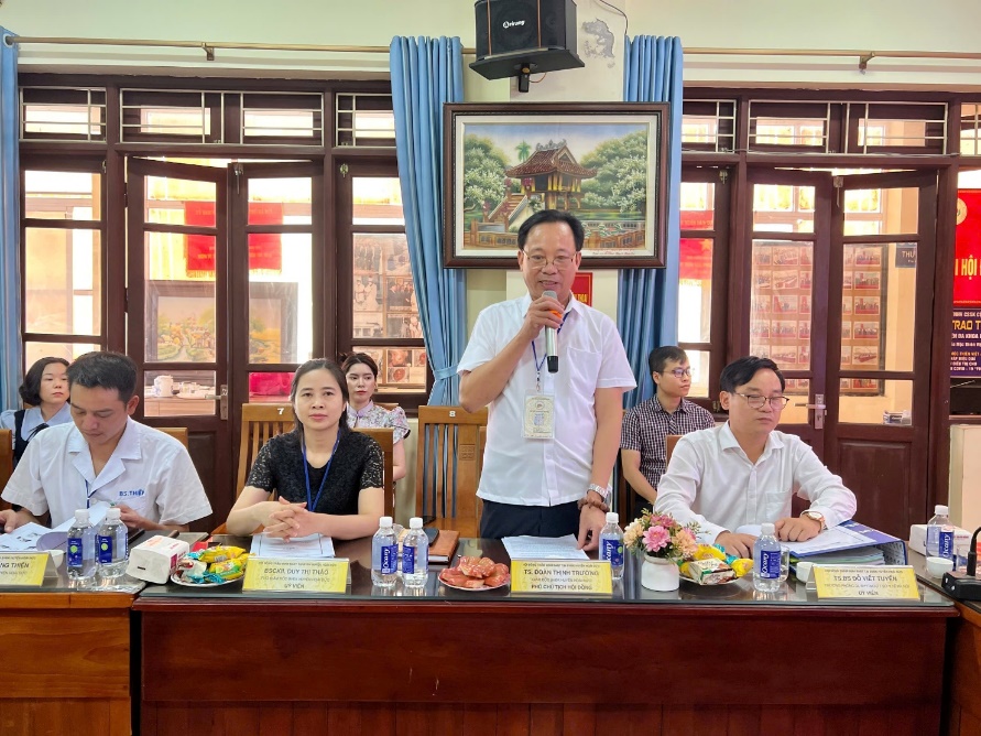 Sở Y tế Hà Nội thẩm định các điều kiện triển khai hồ sơ bệnh án điện tử tại Bệnh viện đa khoa Hoài Đức- Ảnh 1.