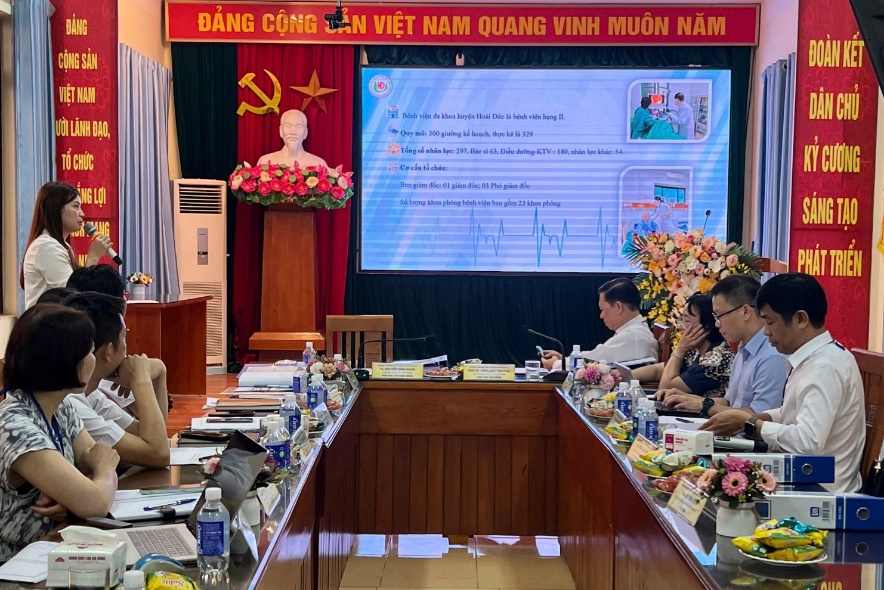 Sở Y tế Hà Nội thẩm định các điều kiện triển khai hồ sơ bệnh án điện tử tại Bệnh viện đa khoa Hoài Đức- Ảnh 4.