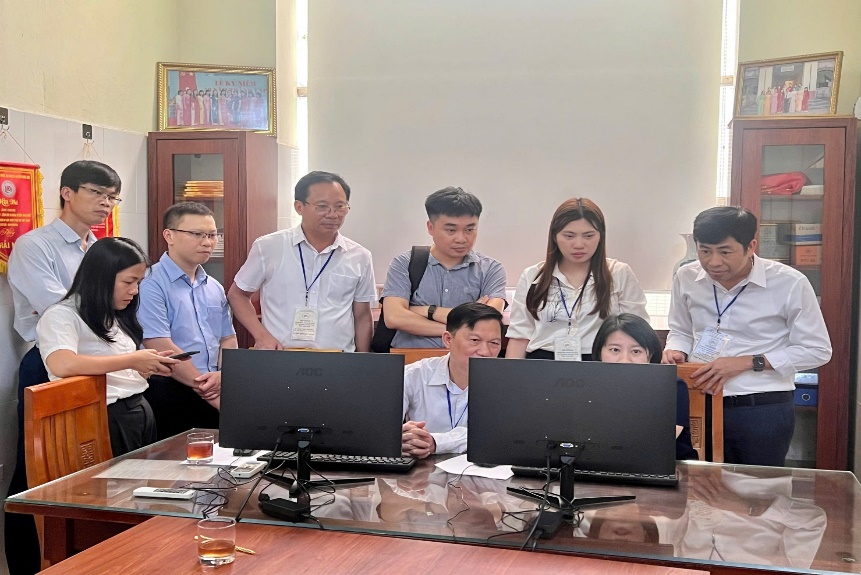 Sở Y tế Hà Nội thẩm định các điều kiện triển khai hồ sơ bệnh án điện tử tại Bệnh viện đa khoa Hoài Đức- Ảnh 5.