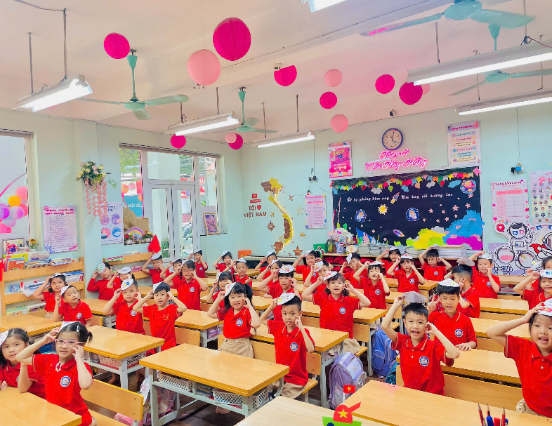 Trường tiểu học Giáp Bát với các hoạt động chào mừng 50 năm ngày giải phóng Miền Nam – Thống nhất đất nước- Ảnh 1.