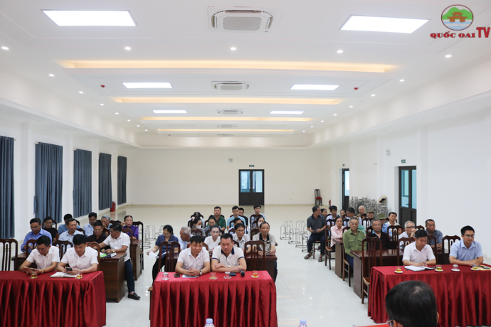 Tổ đại biểu HĐND huyện Quốc Oai tiếp xúc cử tri xã Sài Sơn trước kỳ họp thường lệ giữa năm 2025- Ảnh 1.