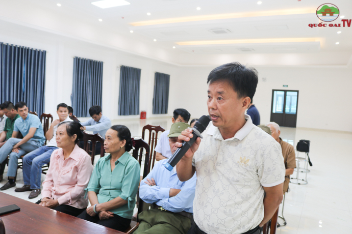 Tổ đại biểu HĐND huyện Quốc Oai tiếp xúc cử tri xã Sài Sơn trước kỳ họp thường lệ giữa năm 2025- Ảnh 4.