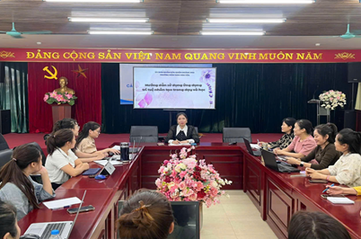 Kỷ nghỉ hè không ngừng học hỏi giáo viên trường mầm non Hoa Sữa nghỉ hè chủ động tiếp cận AI, sãn sàng 
bước vào kỳ học mới- Ảnh 1.