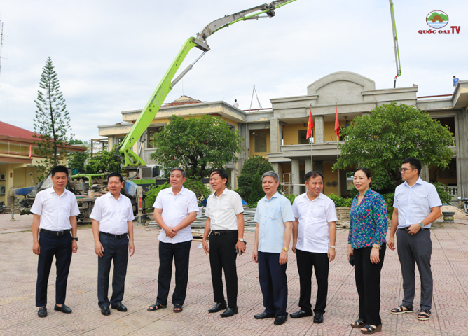 Phó Chủ tịch Thường trực UBND thành phố Hà Nội Lê Hồng Sơn, làm việc với huyện Quốc Oai về sắp xếp đơn vị hành chính cấp xã mới- Ảnh 4.
