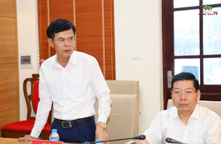 Phó Chủ tịch Thường trực UBND thành phố Hà Nội Lê Hồng Sơn, làm việc với huyện Quốc Oai về sắp xếp đơn vị hành chính cấp xã mới- Ảnh 6.