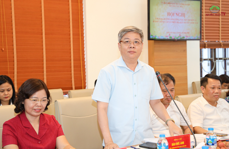 Phó Chủ tịch Thường trực UBND thành phố Hà Nội Lê Hồng Sơn, làm việc với huyện Quốc Oai về sắp xếp đơn vị hành chính cấp xã mới- Ảnh 9.