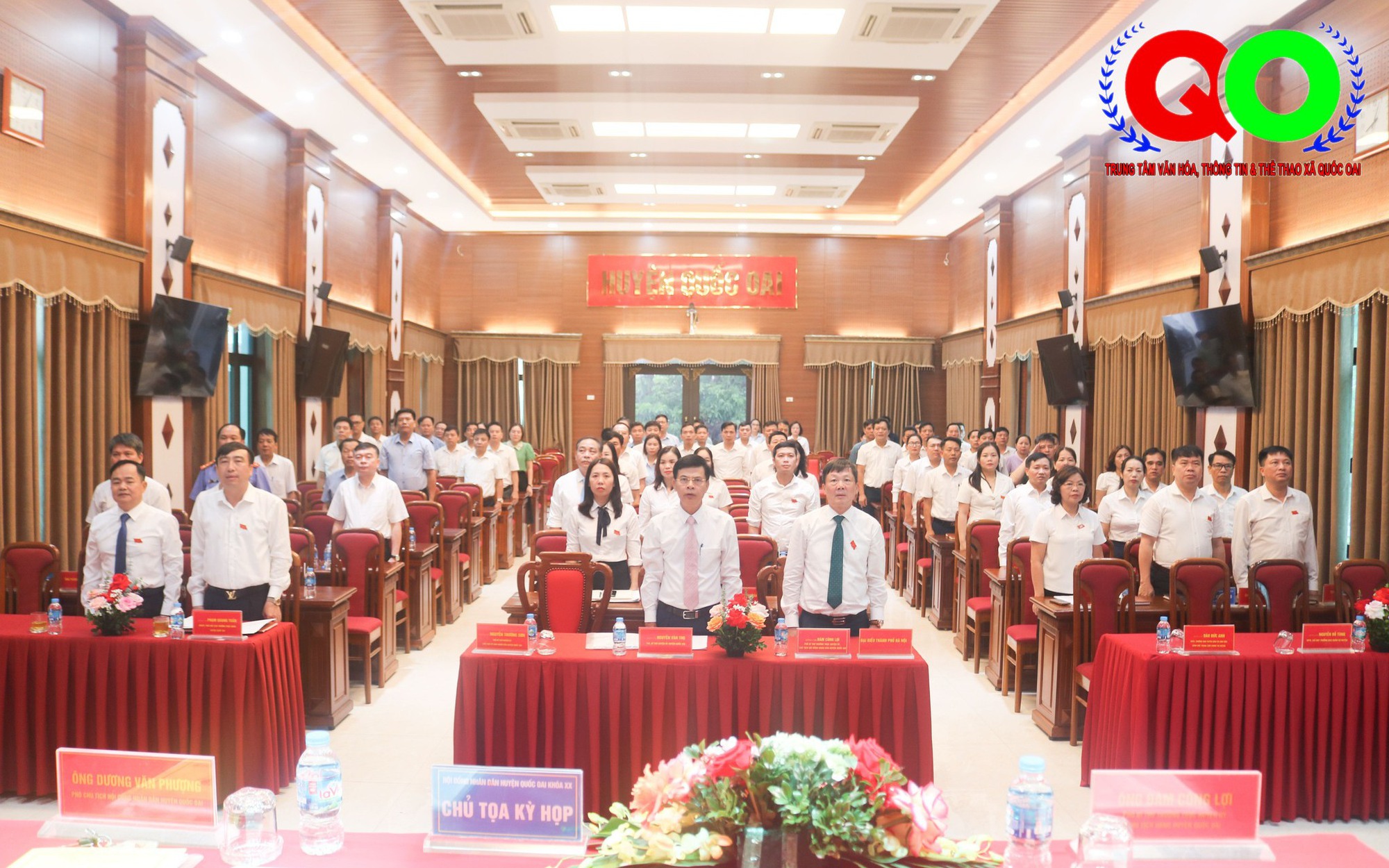 HĐND huyện Quốc Oai khóa XX nhiệm kỳ 2021-2026 khai mạc kỳ họp thứ 21