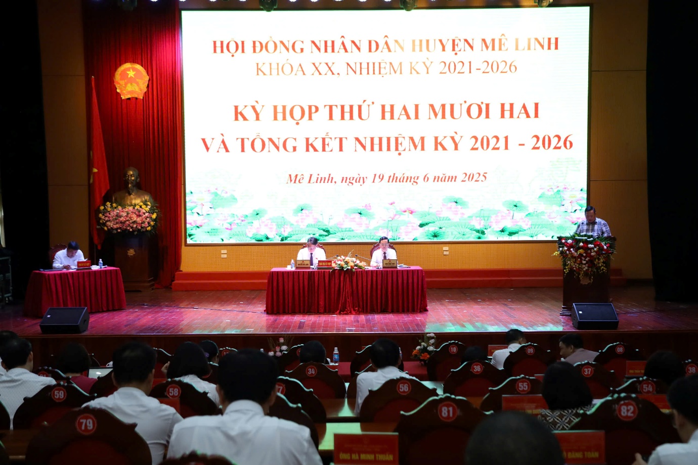 HĐND huyện Mê Linh tổ chức kỳ họp thứ 22, tổng kết nhiệm kỳ 2021-2026- Ảnh 1.