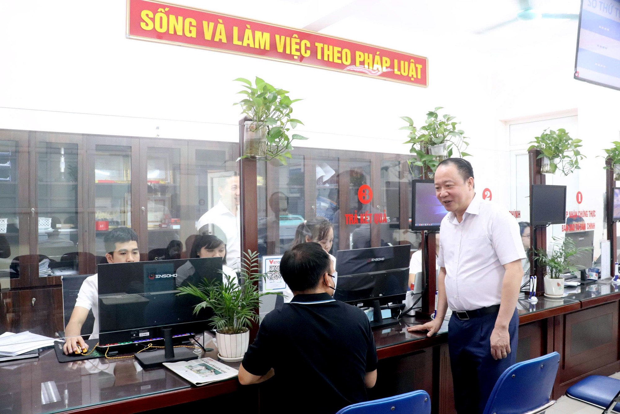 Vận hành thử nghiệm mô hình chính quyền mới thông suốt tại quận Bắc Từ Liêm- Ảnh 4.