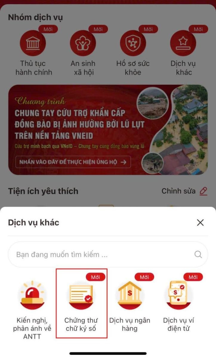 Hướng dẫn đăng ký chữ ký số trên ứng dụng VNeID- Ảnh 3.