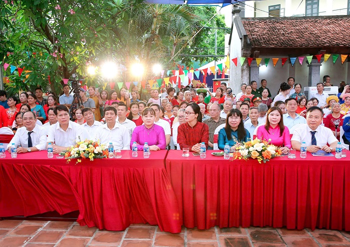 Phường Đại Mỗ đón nhận Bằng xếp hạng di tích cấp Thành phố đối với Đình An Thái- Ảnh 1.