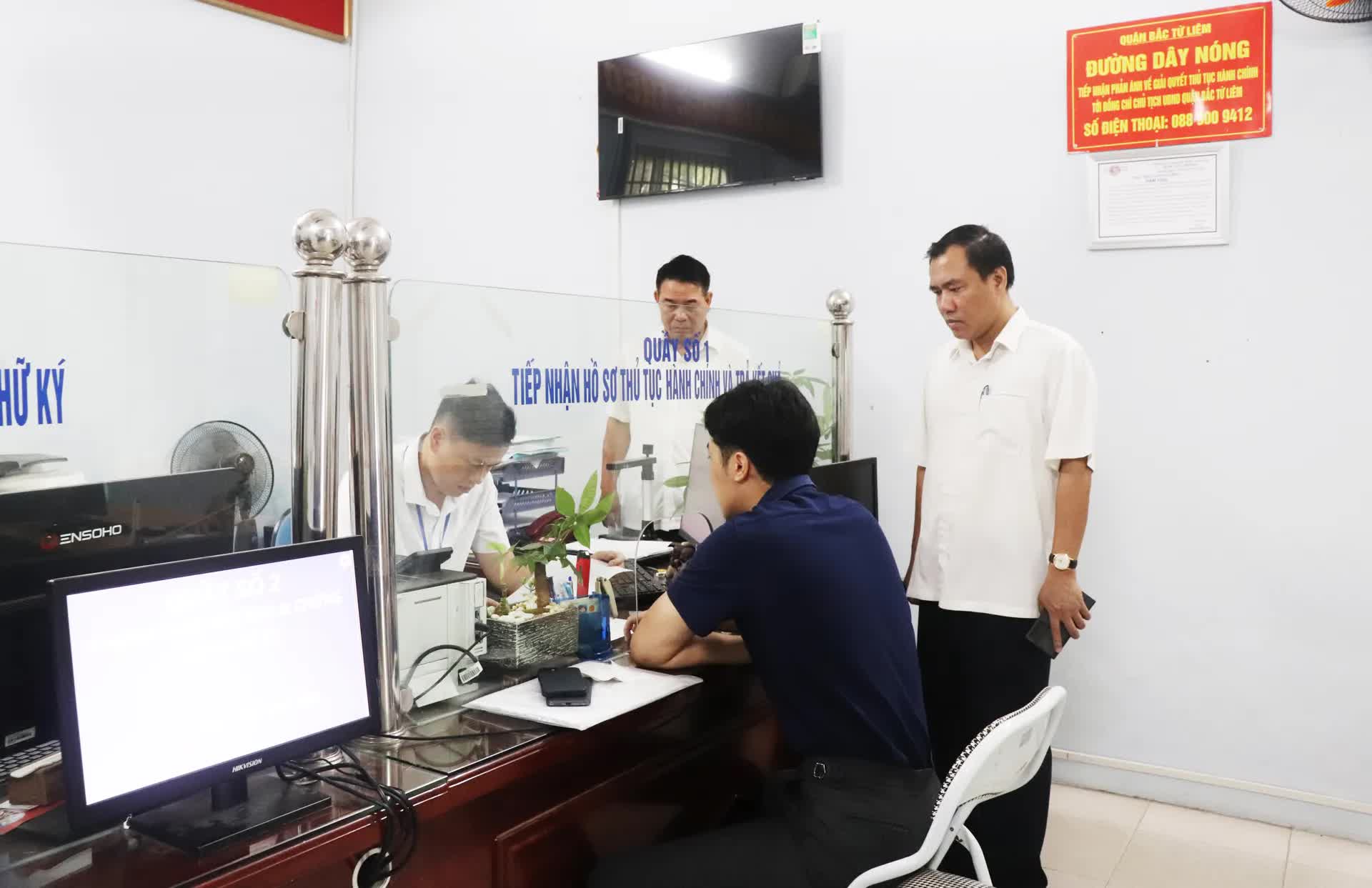 Quận Bắc Từ Liêm: vận hành thử nghiệm mô hình chính quyền mới thông suốt- Ảnh 3.