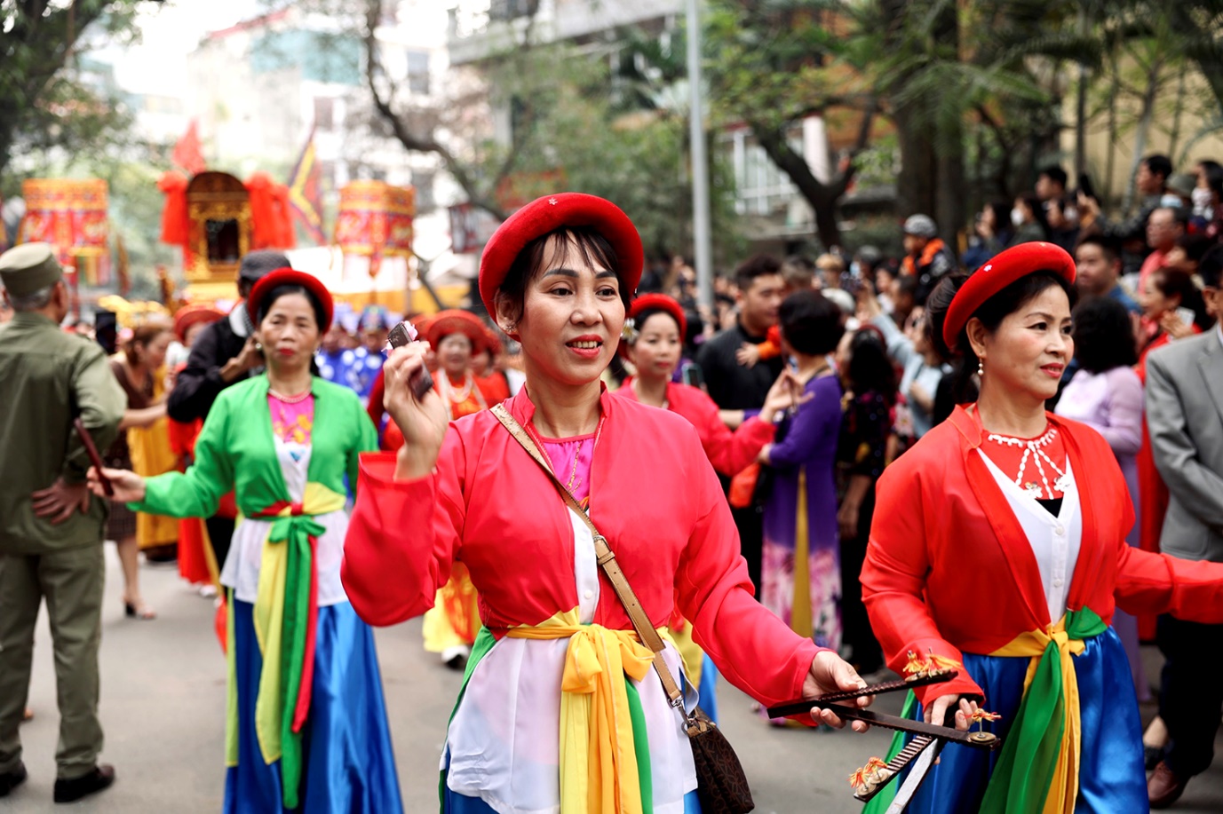 Lễ hội truyền thống Đình làng Khương Hạ- Ảnh 6.