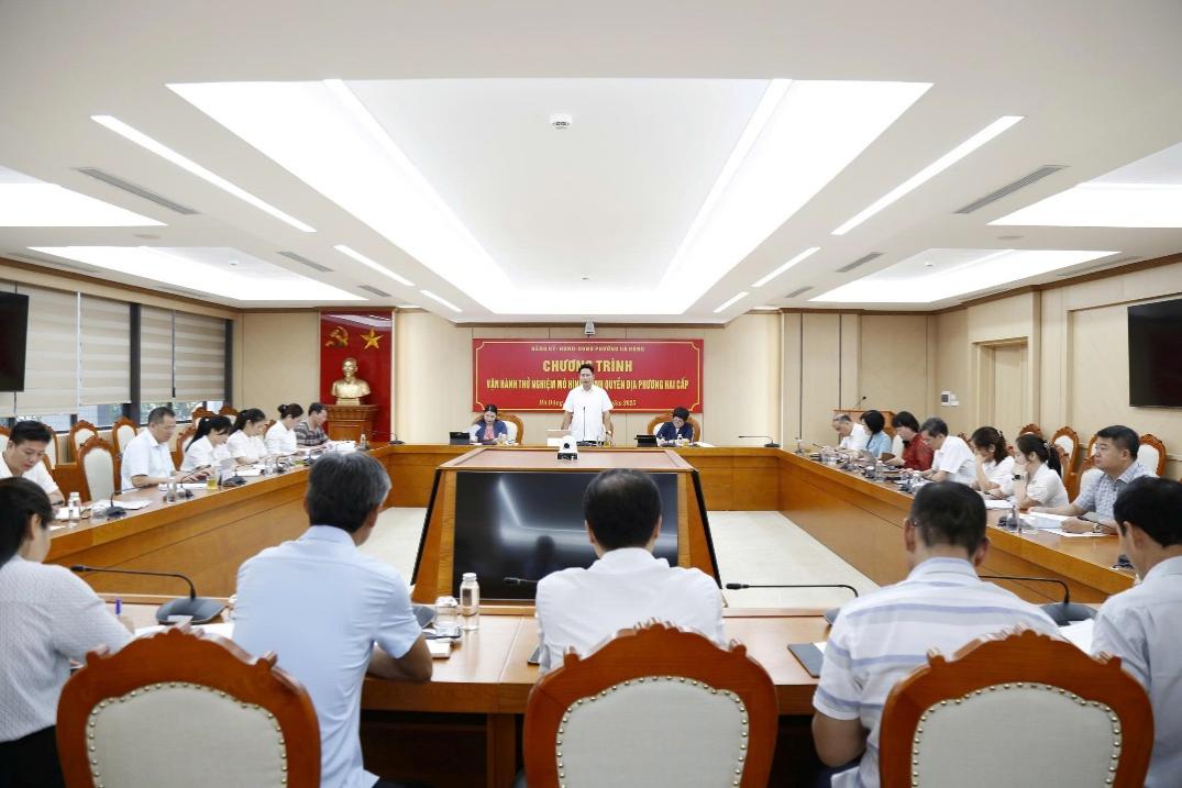 Phường Hà Đông (mới) vận hành thử nghiệm mô hình chính quyền địa phương 2 cấp- Ảnh 1.