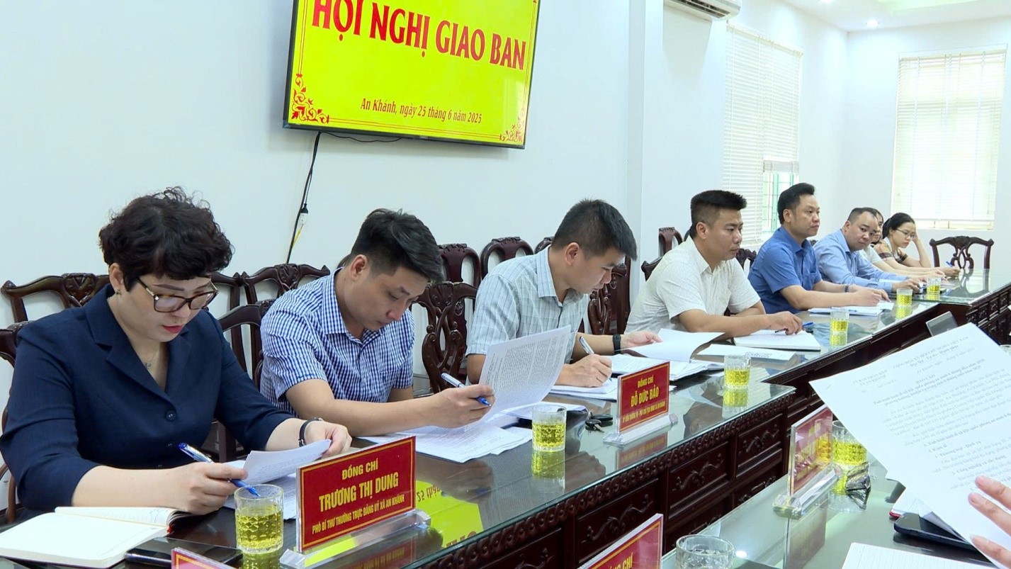 Ủy ban nhân dân xã An Khánh mới vận hành thử nghiệm mô hình chính quyền địa phương hai cấp- Ảnh 3.
