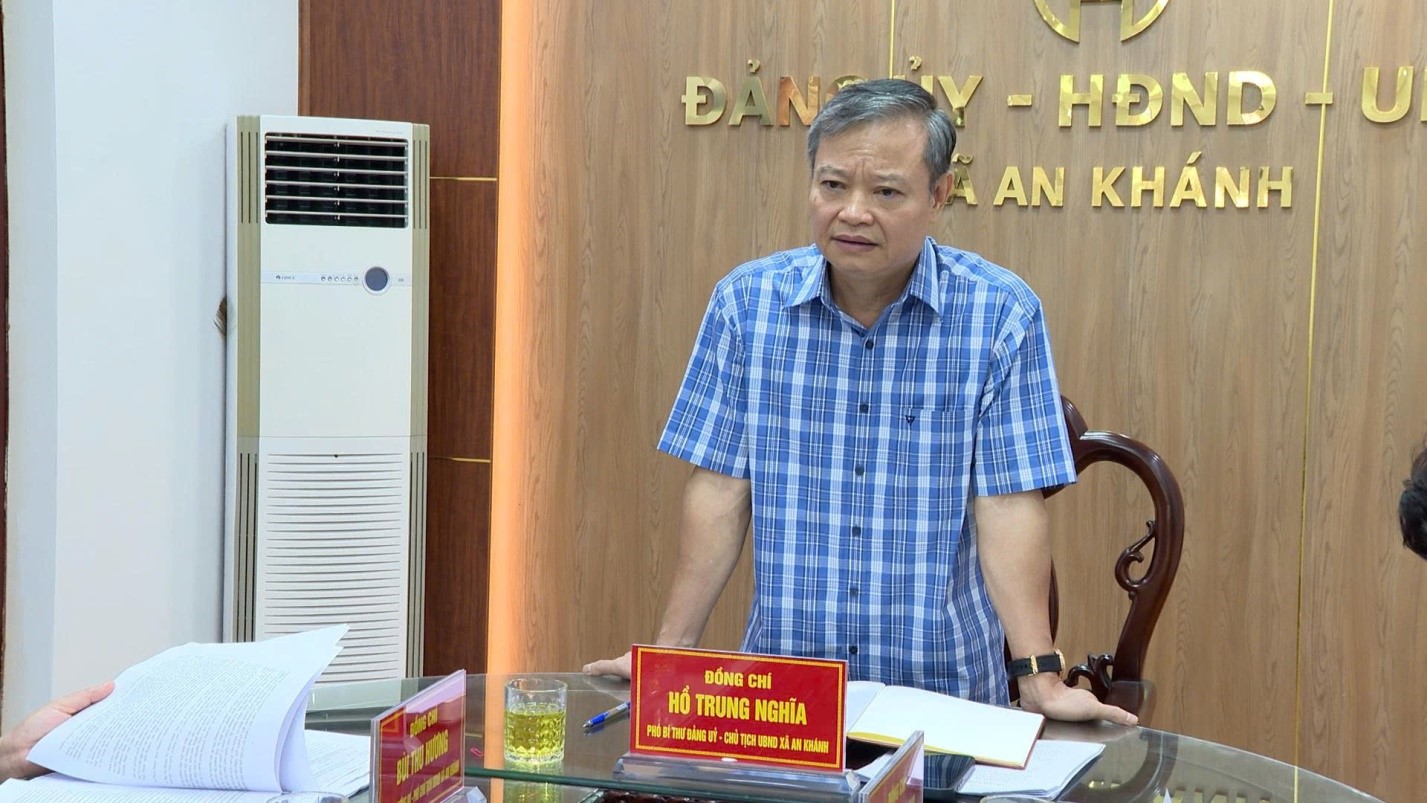 Ủy ban nhân dân xã An Khánh mới vận hành thử nghiệm mô hình chính quyền địa phương hai cấp- Ảnh 2.