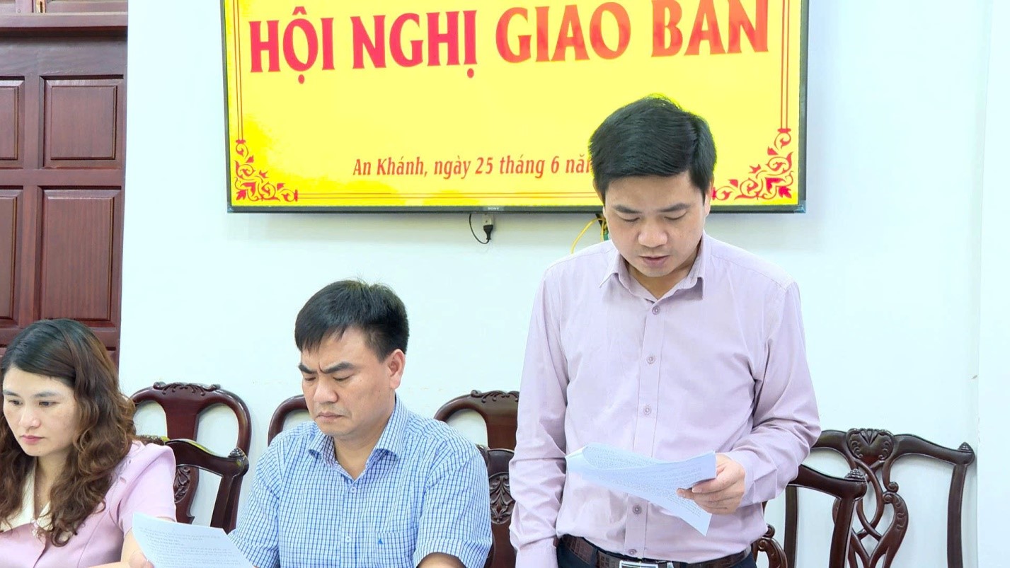 Ủy ban nhân dân xã An Khánh mới vận hành thử nghiệm mô hình chính quyền địa phương hai cấp- Ảnh 6.