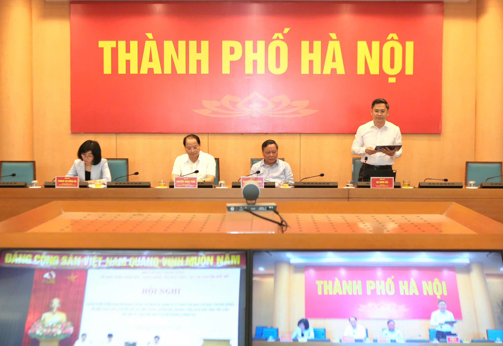 Hội nghị quán triệt triển khai Kế hoạch thúc đẩy chuyển đổi số đáp ứng yêu cầu sắp xếp tổ chức bộ máy của hệ thống chính trị- Ảnh 3.