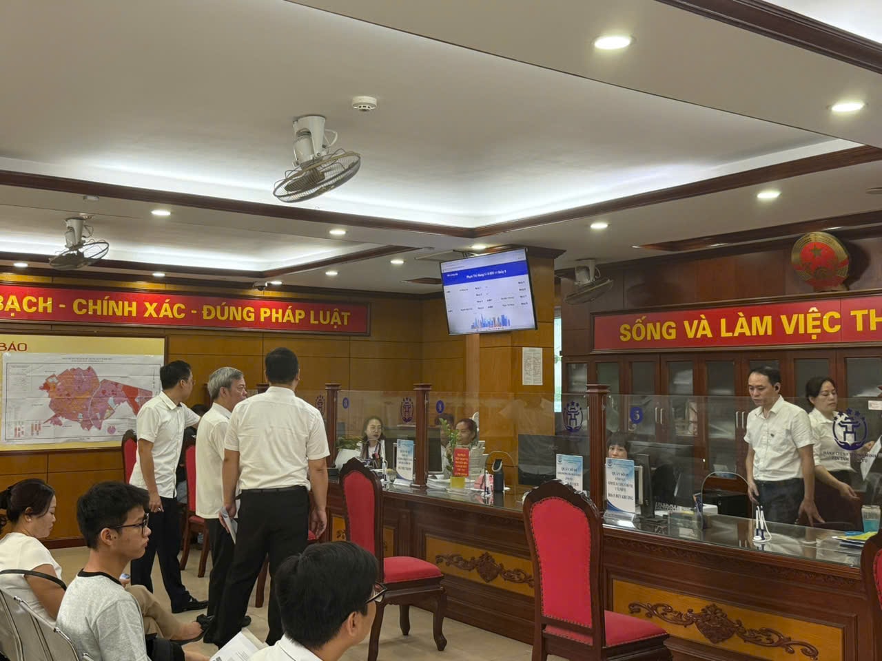 Các phường mới quận Thanh Xuân vận hành thử mô hình chính quyền địa phương hai cấp- Ảnh 1.