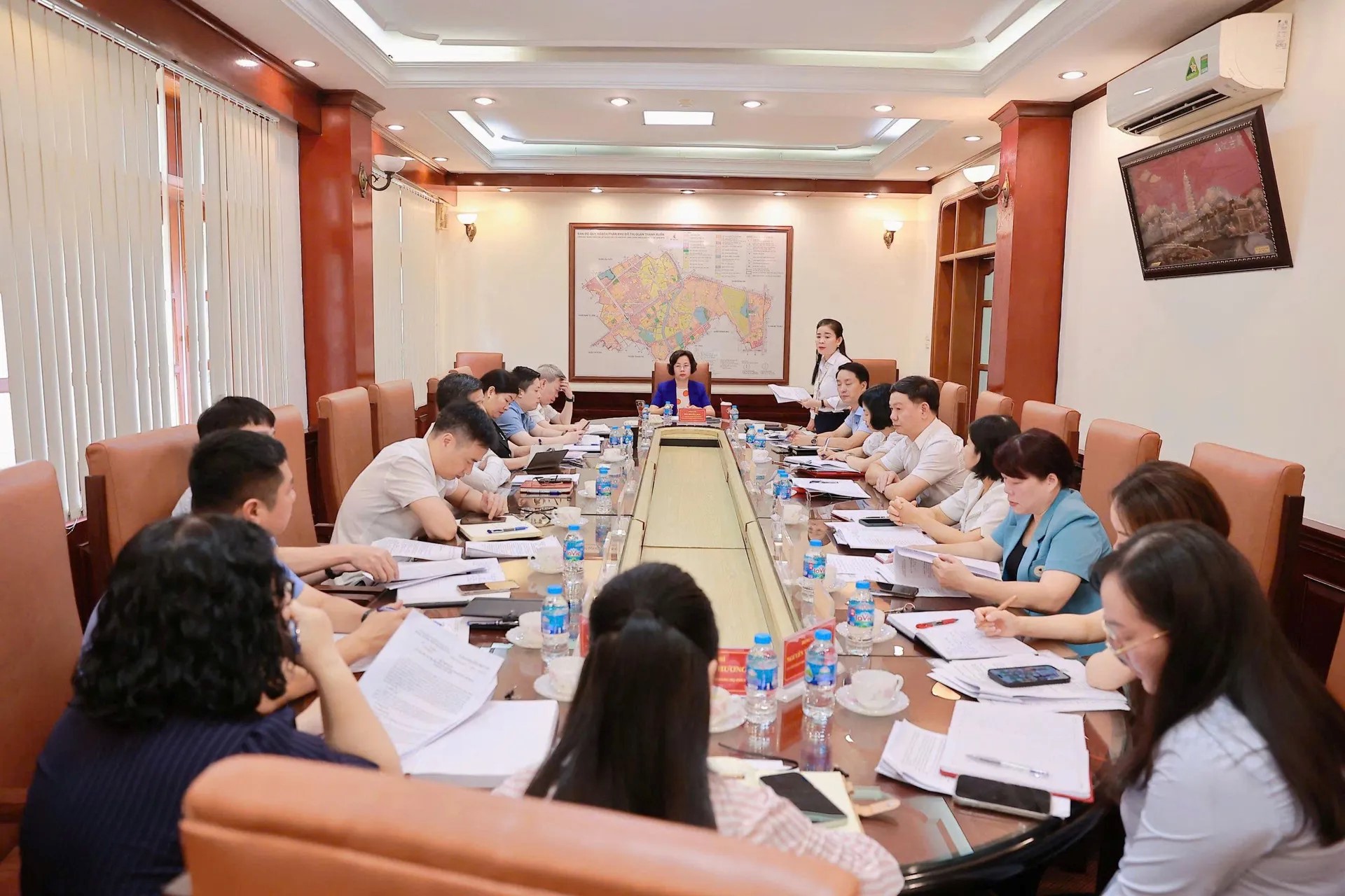 Phường Thanh Xuân vận hành thử nghiệm cơ chế họp Ban Chấp hành Đảng bộ- Ảnh 1.