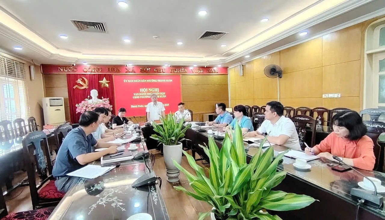 Phường Thanh Xuân vận hành thử nghiệm cơ chế họp Ban Chấp hành Đảng bộ- Ảnh 4.