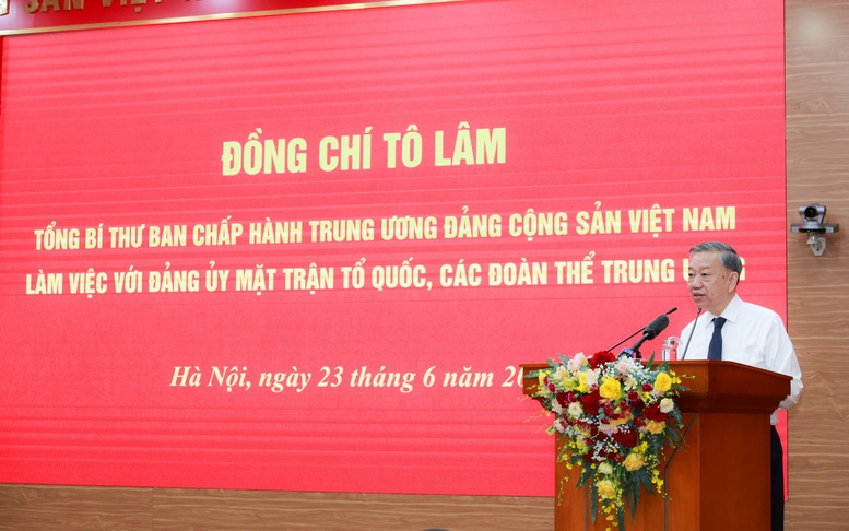 Tổng Bí thư Tô Lâm gặp mặt Nhóm đại biểu Quốc hội trẻ khóa XV- Ảnh 6.