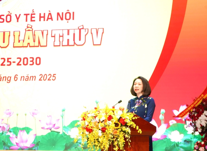 Đại hội đại biểu Đảng bộ cơ quan Sở Y tế Hà Nội lần thứ V, nhiệm kỳ 2025 – 2030- Ảnh 5.